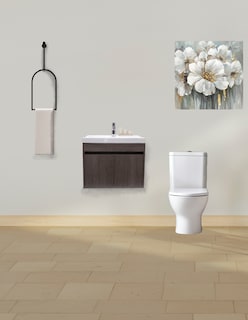 Foto 5 | Gabinete 13 Flotante para Baño Con Lavabo Y Monomando