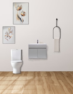 Foto 6 | Gabinete 13 Flotante para Baño Con Lavabo Y Monomando
