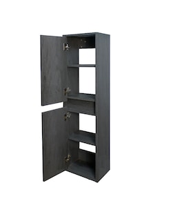 Foto 2 | Gabinete Multiusos Gris para Baño