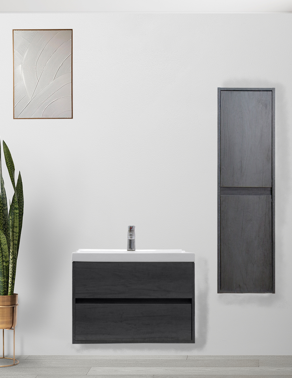 Foto 7 | Gabinete Multiusos Gris para Baño