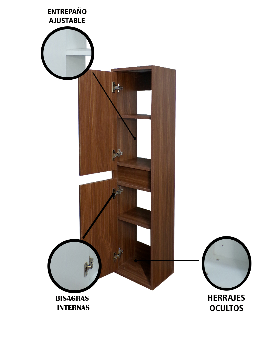 Foto 6 | Gabinete Multiusos Café para Baño