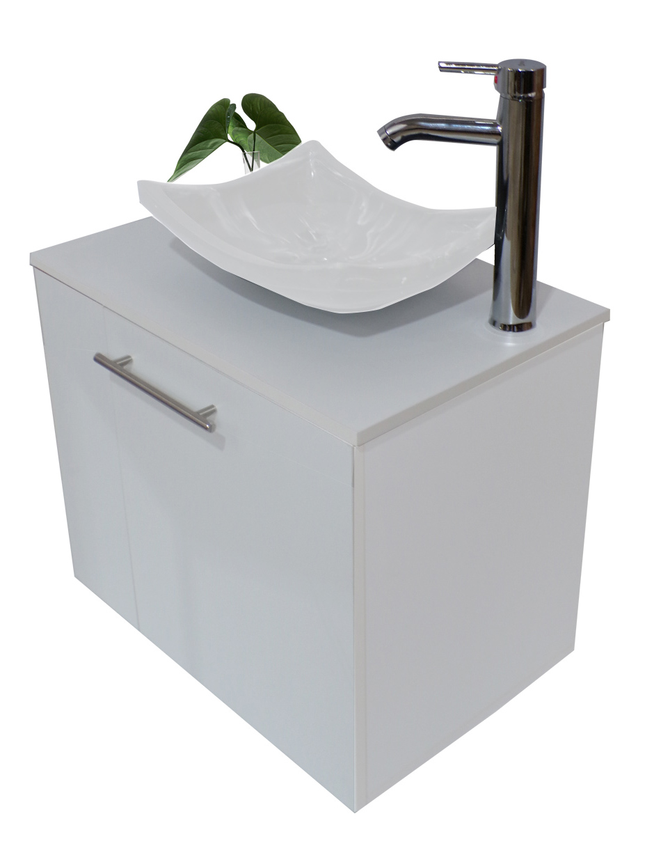Foto 4 pulgar | Gabinete de Baño + Gabinete de Almacenamiento Blanco 2 Piezas