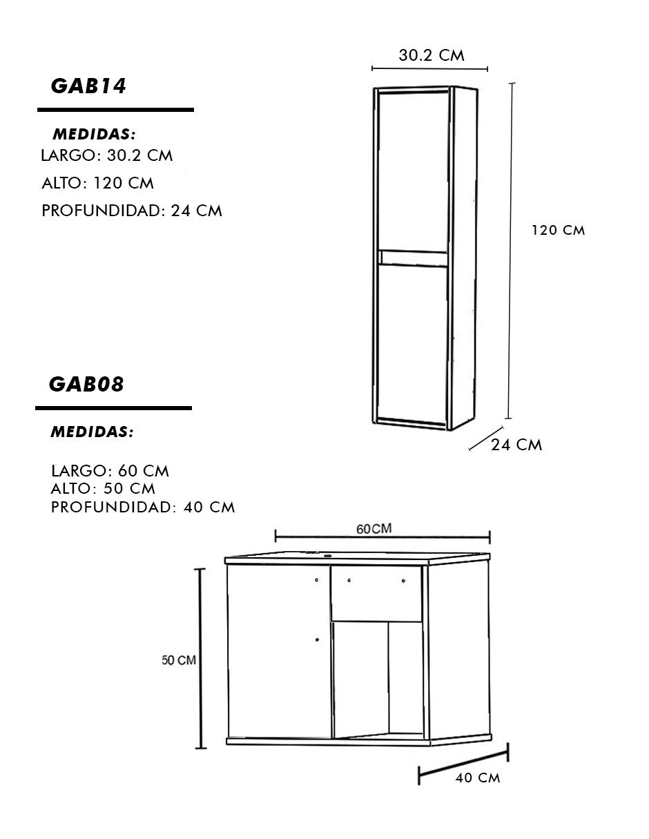 Foto 7 pulgar | Combo de Gabinete para Baño con Lavamanos y Monomando + Gabinete de Almacenamiento Blanco