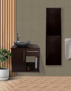 Foto 2 | Combo De Gabinete Para Baño Con Lavamanos Y Monomando + Gabinete De Almacenamiento Jacquemart