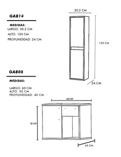 Foto 6 | Combo De Gabinete Para Baño Con Lavamanos Y Monomando + Gabinete De Almacenamiento Jacquemart
