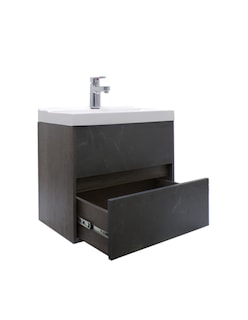 Foto 3 | Gabinete de Baño con Lavamanos y Monomando + Mueble de Almacenamiento