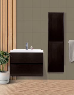 Foto 2 | Combo de Gabinete de Baño Con Lavamanos Y Monomando + Gabinete De Almacenamiento Lorette