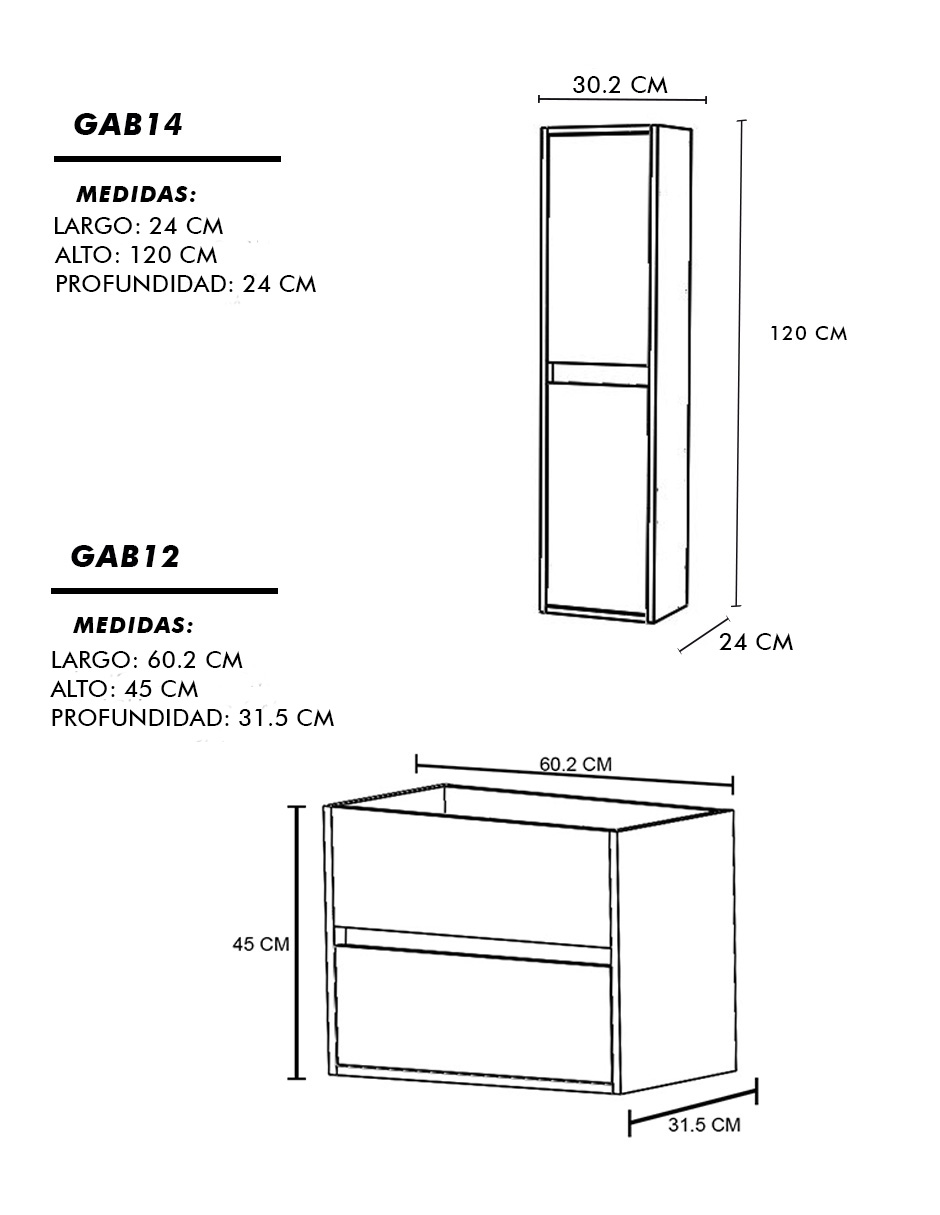 Foto 7 pulgar | Combo de Gabinete de Baño Con Lavamanos Y Monomando + Gabinete De Almacenamiento Lorette