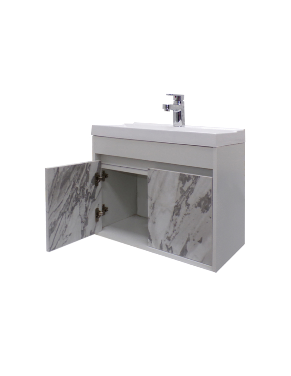 Foto 4 pulgar | Combo de Gabinete de Baño con Lavamanos y Monomando + Gabinete de Almacenamiento Bourdelle