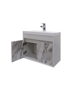 Foto 3 | Combo de Gabinete de Baño con Lavamanos y Monomando + Gabinete de Almacenamiento Bourdelle