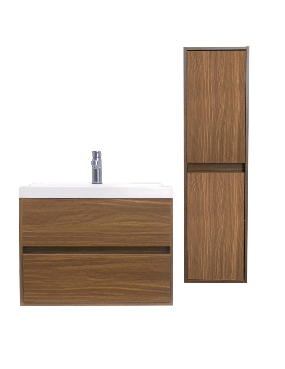 Foto 2 pulgar | Gabinete de Baño con Lavamanos y Monomando + Mueble de Almacenamiento Lorette