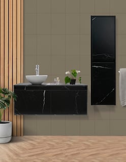 Foto 2 | Gabinete para Baño con Ovalin+Mueble de Almacenamiento