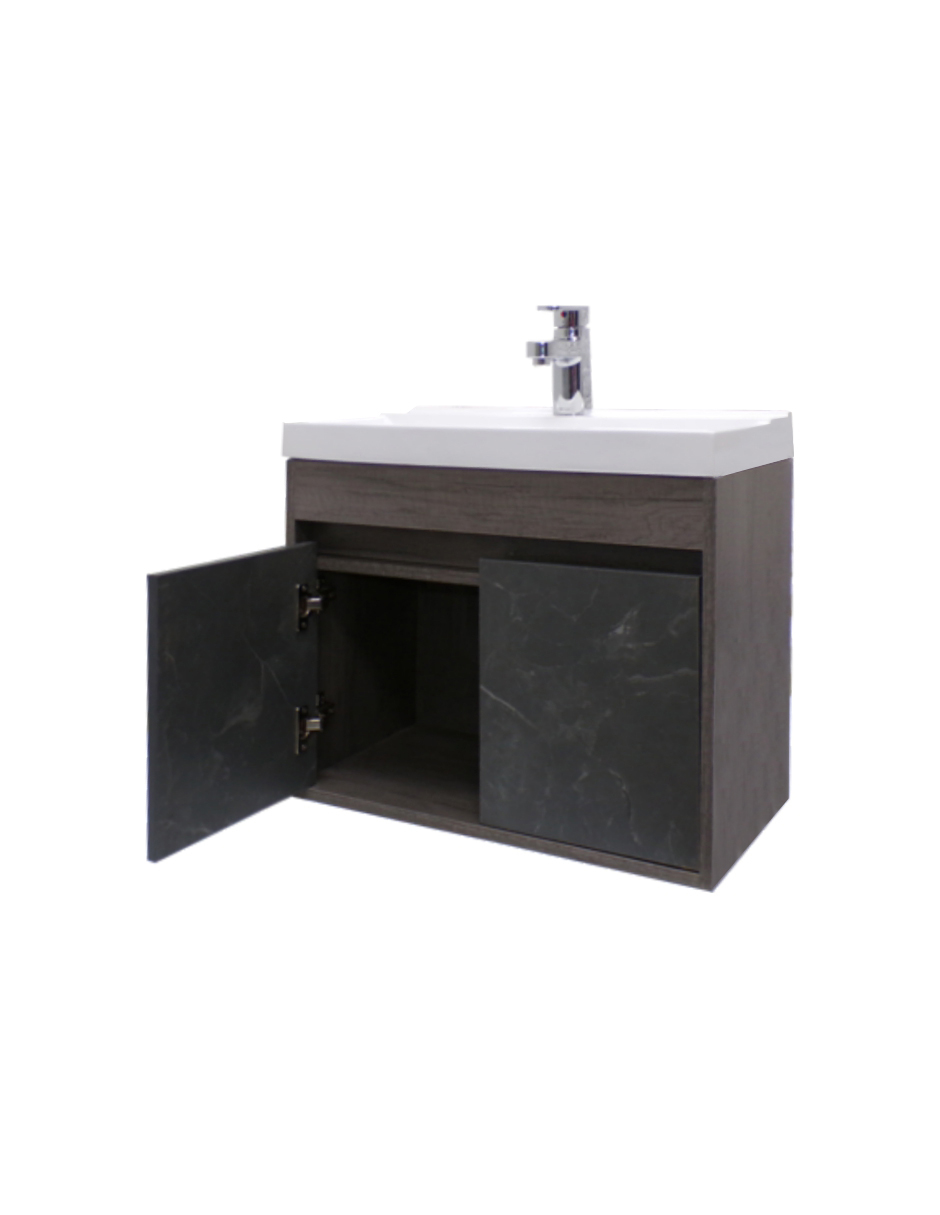 Foto 4 pulgar | Combo de Gabinete de Baño con Lavamanos y Monomando + Gabinete de Almacenamiento Bourdelle