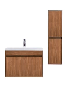 Foto 1 | Combo de Gabinete de Baño con Lavamanos y Monomando más Gabinete de Almacenamiento Bourdelle