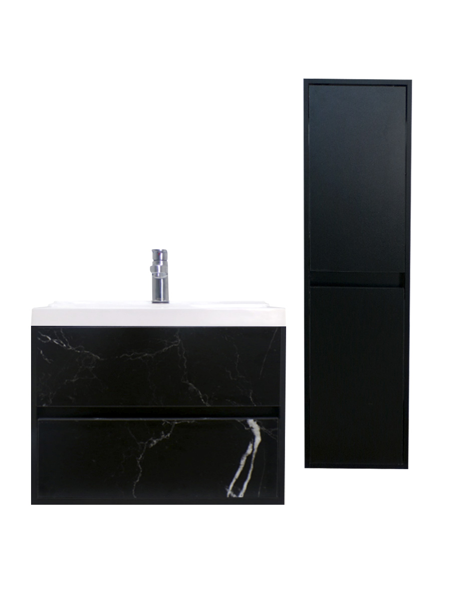 Foto 2 pulgar | Gabinete de Baño con Lavamanos y Monomando + Mueble de Almacenamiento Lorette