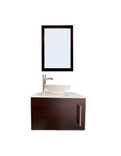Foto 1 | Gabinete Para Baño Con Ovalin Y Espejo Decorativo Decomobil Zúrich