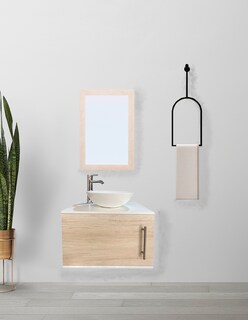 Foto 2 | Gabinete Para Baño Con Ovalin Y Espejo Decorativo Decomobil Zúrich