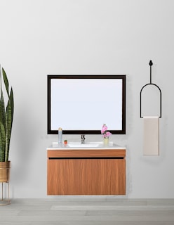 Foto 2 | Gabinete para Baño con Lavabo y Espejo Decorativo Decomobil Lucerna