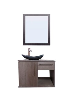 Foto 1 | Gabinete para Baño Con Lavabo Y Espejo Decorativo Decomobil Soleura
