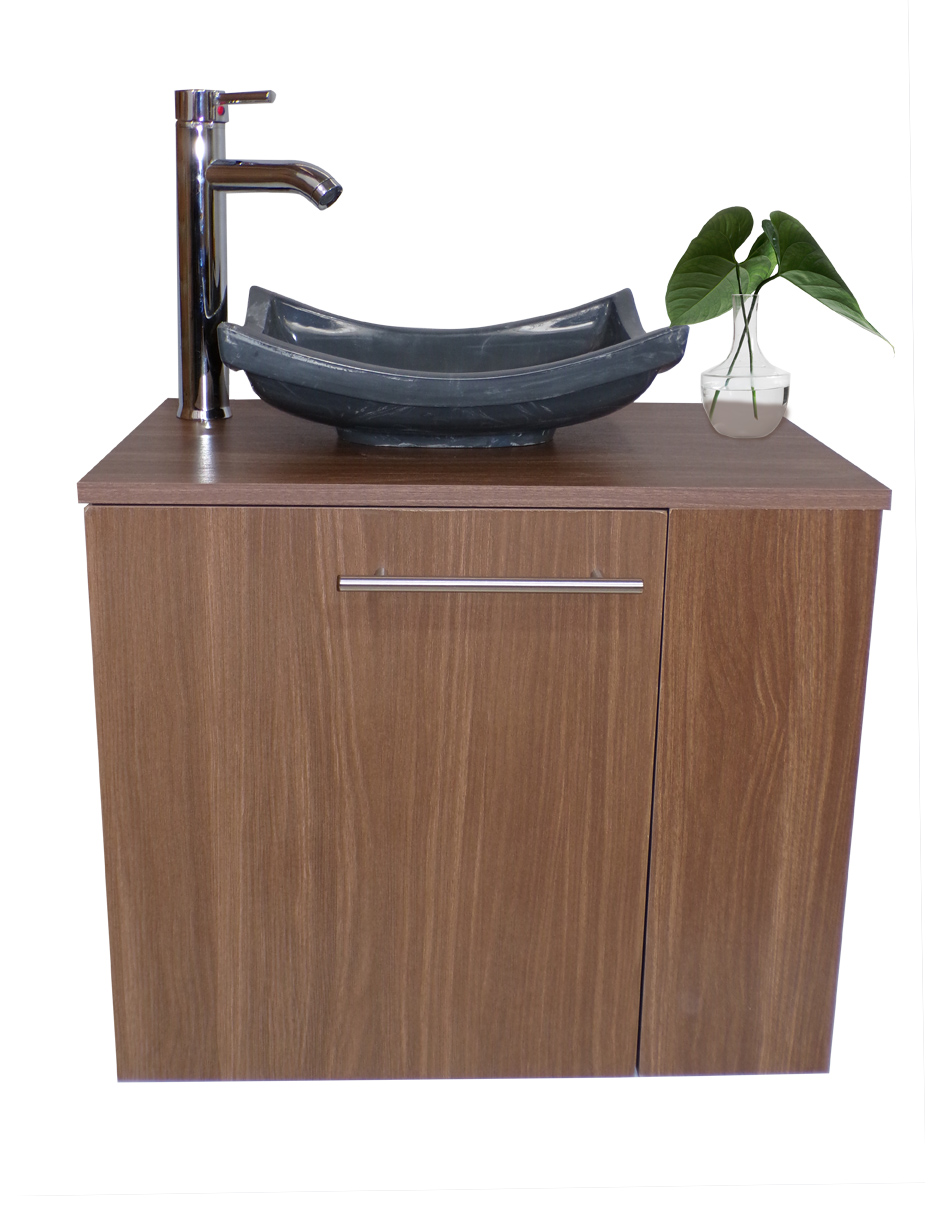 Foto 4 pulgar | Gabinete Para Baño Con Lavabo Y Espejo Decorativo 60x50cm Vernier