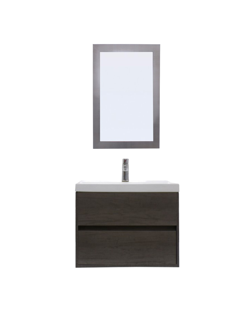 Foto 2 pulgar | Gabinete para Baño con Lavabo y Espejo Decorativo Decomobil Sion