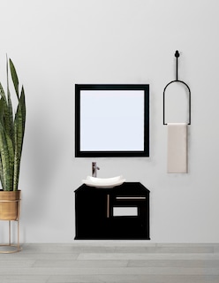 Foto 2 | Gabinete Para Baño Con Lavabo Y Espejo Decorativo Decomobil Soleura