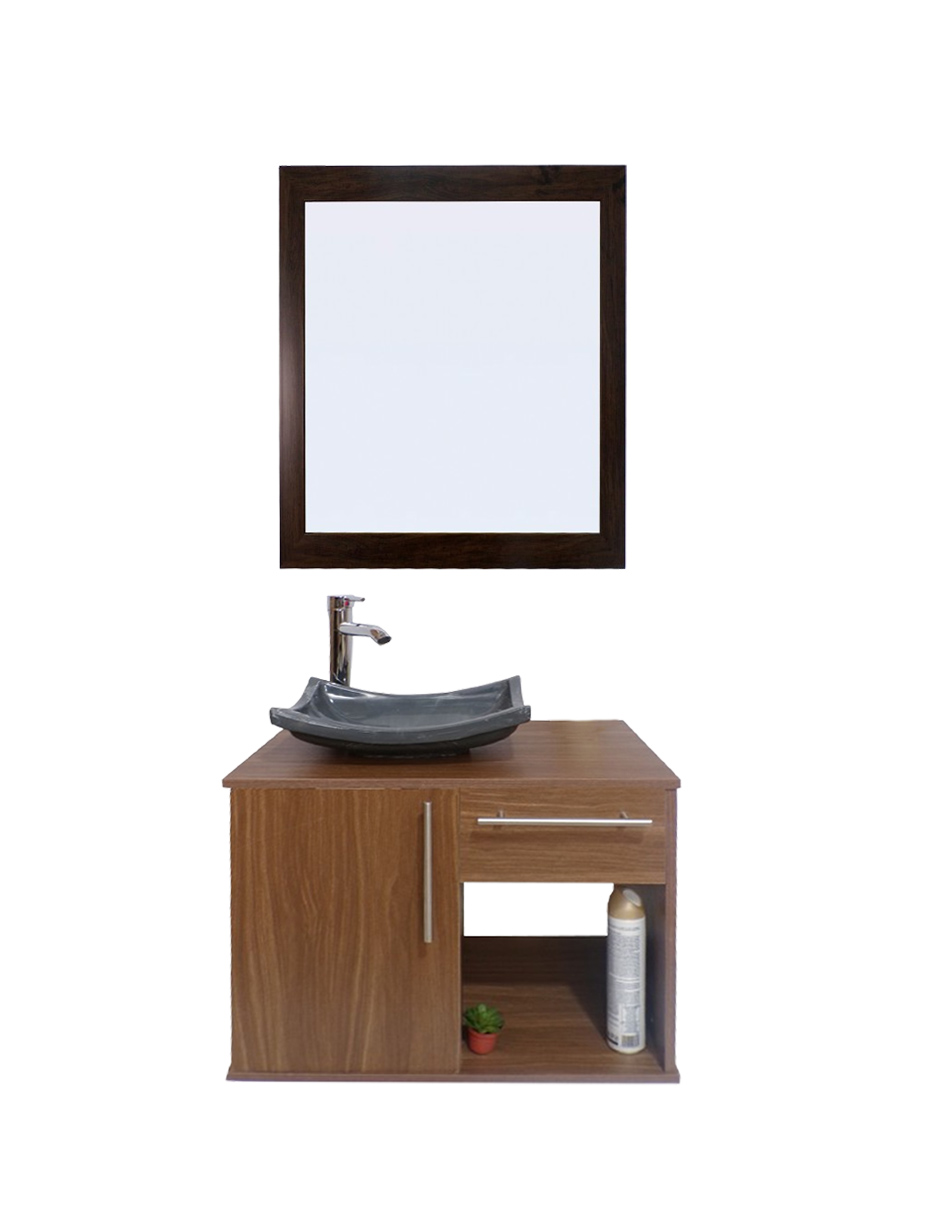 Foto 2 pulgar | Gabinete Para Baño Con Lavabo Y Espejo Decorativo Decomobil Soleura