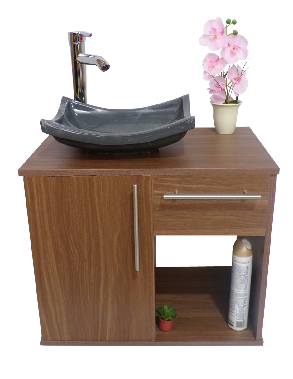 Foto 4 pulgar | Gabinete Para Baño Con Lavabo Y Espejo Decorativo Decomobil Soleura