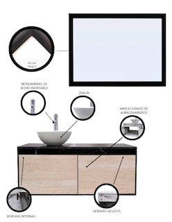 Foto 5 | Gabinete con Espejo Decomobil para Baño