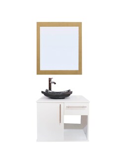 Foto 1 | Gabinete de Baño con Lavabo y Espejo Decorativo Soleura
