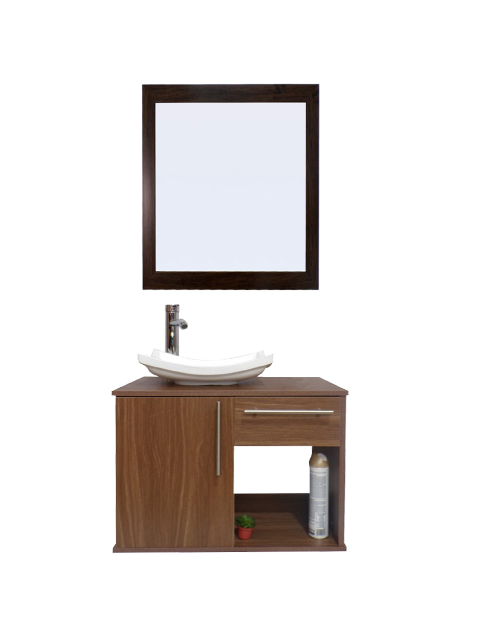 Foto 2 pulgar | Gabinete Para Baño Con Lavabo Y Espejo Decorativo Decomobil Soleura