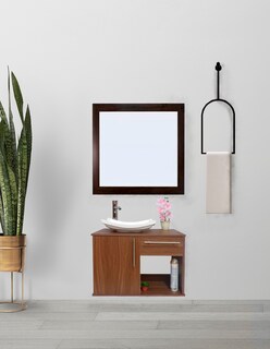 Foto 2 | Gabinete Para Baño Con Lavabo Y Espejo Decorativo Decomobil Soleura