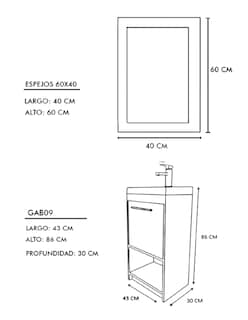 Foto 6 | Gabinete con Espejo Decomobil para Baño