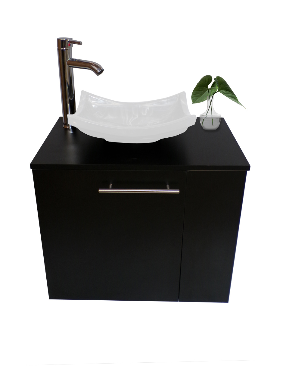 Foto 4 pulgar | Gabinete Para Baño Con Lavabo Y Espejo Decorativo 60x50cm Vernier