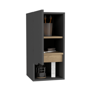 Foto 5 | Gabinete de Baño Apolis Plata Oscuro Y Café Claro