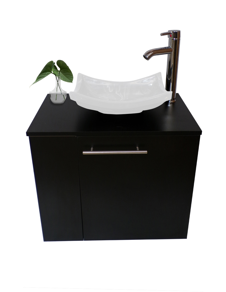 Foto 4 pulgar | Gabinete de Baño con Lavabo y Espejo Decorativo Vernier 60x50cm