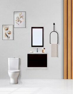Foto 2 | Gabinete Para Baño Con Lavabo Y Espejo Decorativo Decomobil Sion