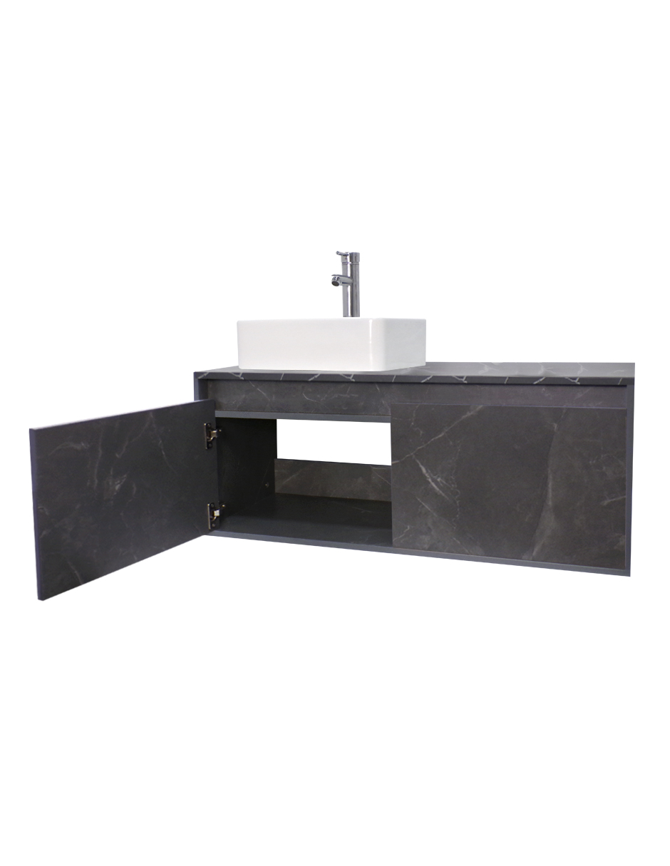 Foto 6 pulgar | Gabinete para Baño con Lavabo Decomobil Gris Minimalista Krabi