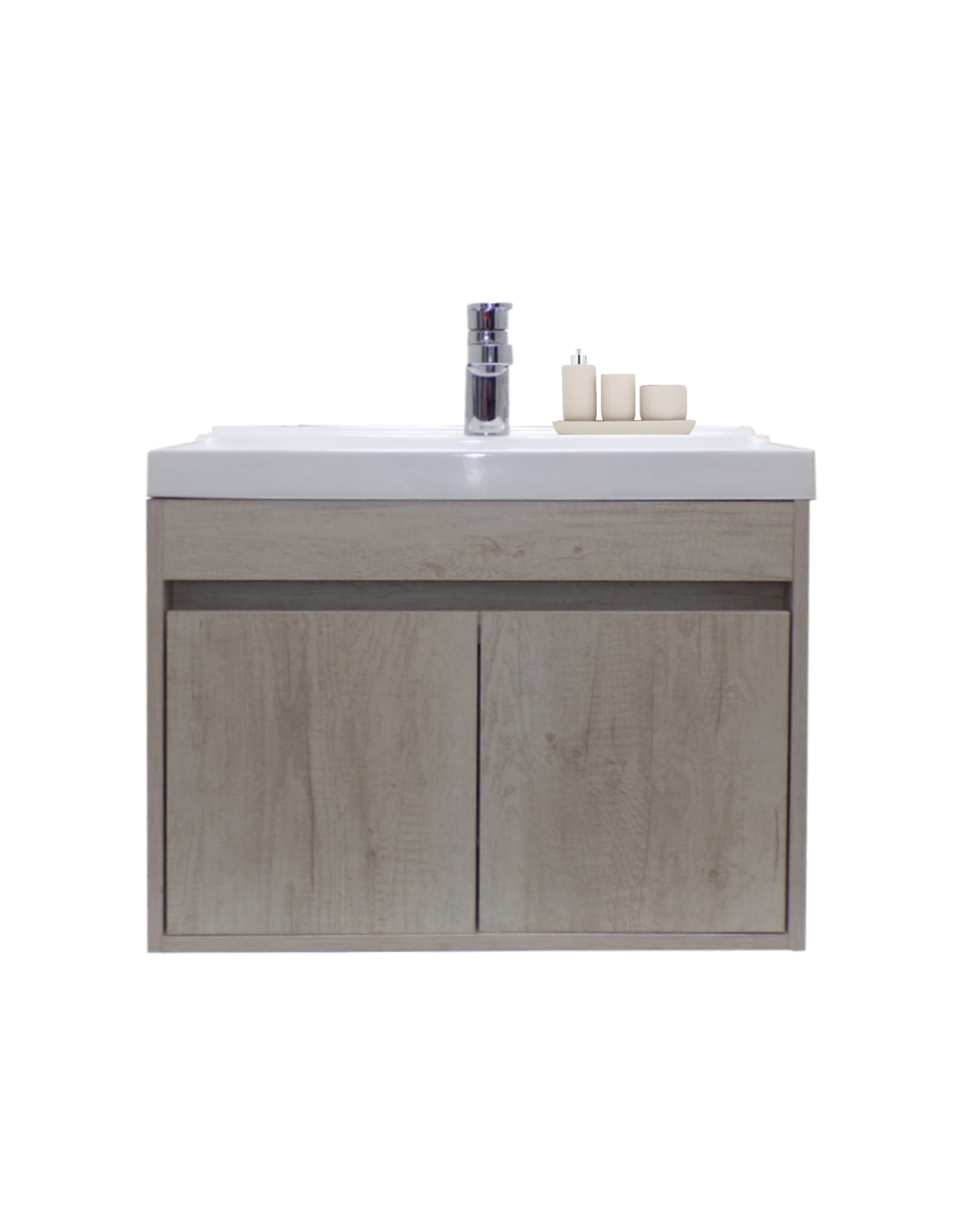 Foto 4 pulgar | Gabinete Para Baño Con Lavabo Y Espejo Decorativo Decomobil Piha