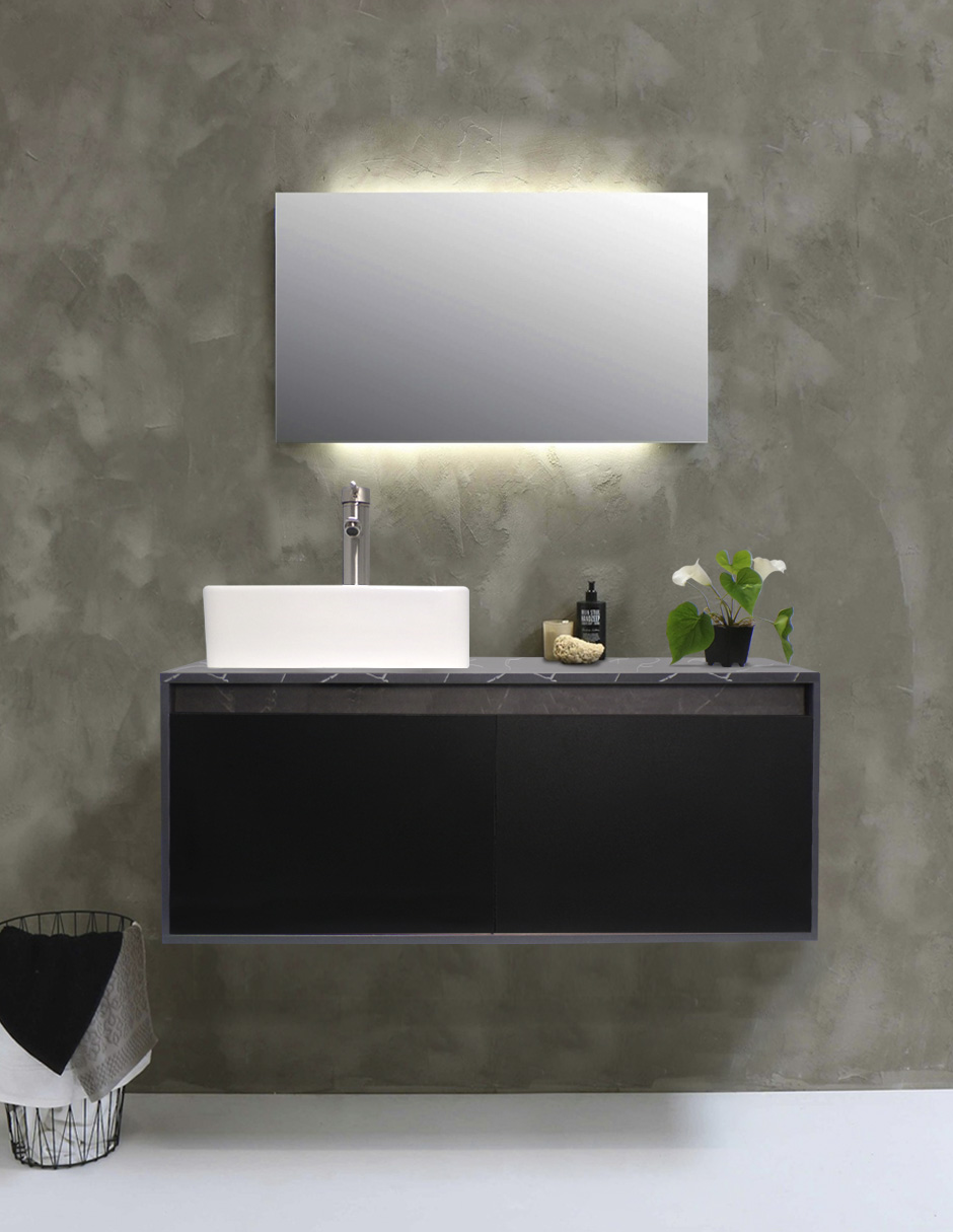 Foto 3 pulgar | Mueble Gabinete para Baño con Lavabo Decomobil Minimalista Krabi