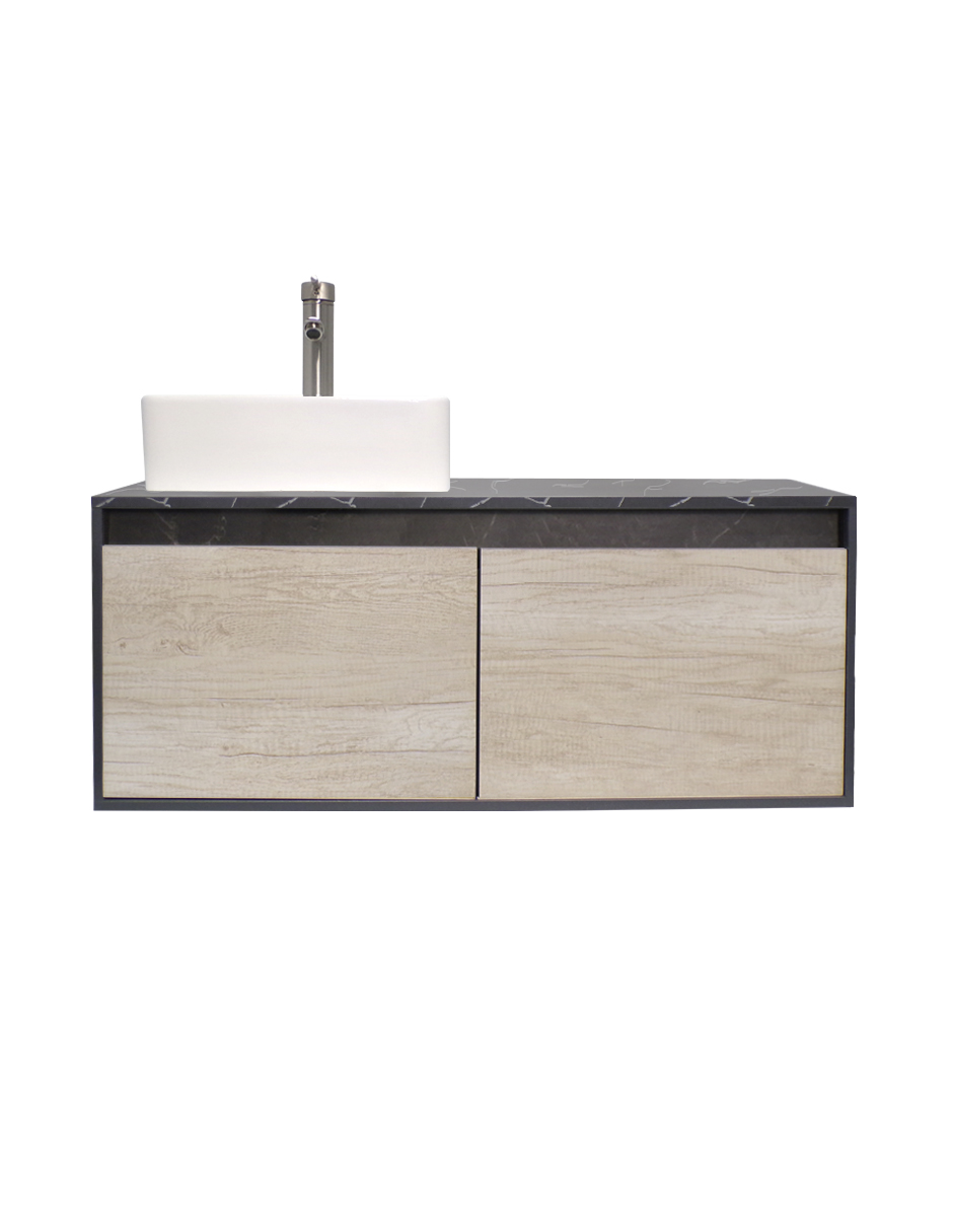 Foto 2 pulgar | Mueble Gabinete para Baño con Lavabo Decomobil Minimalista Krabi