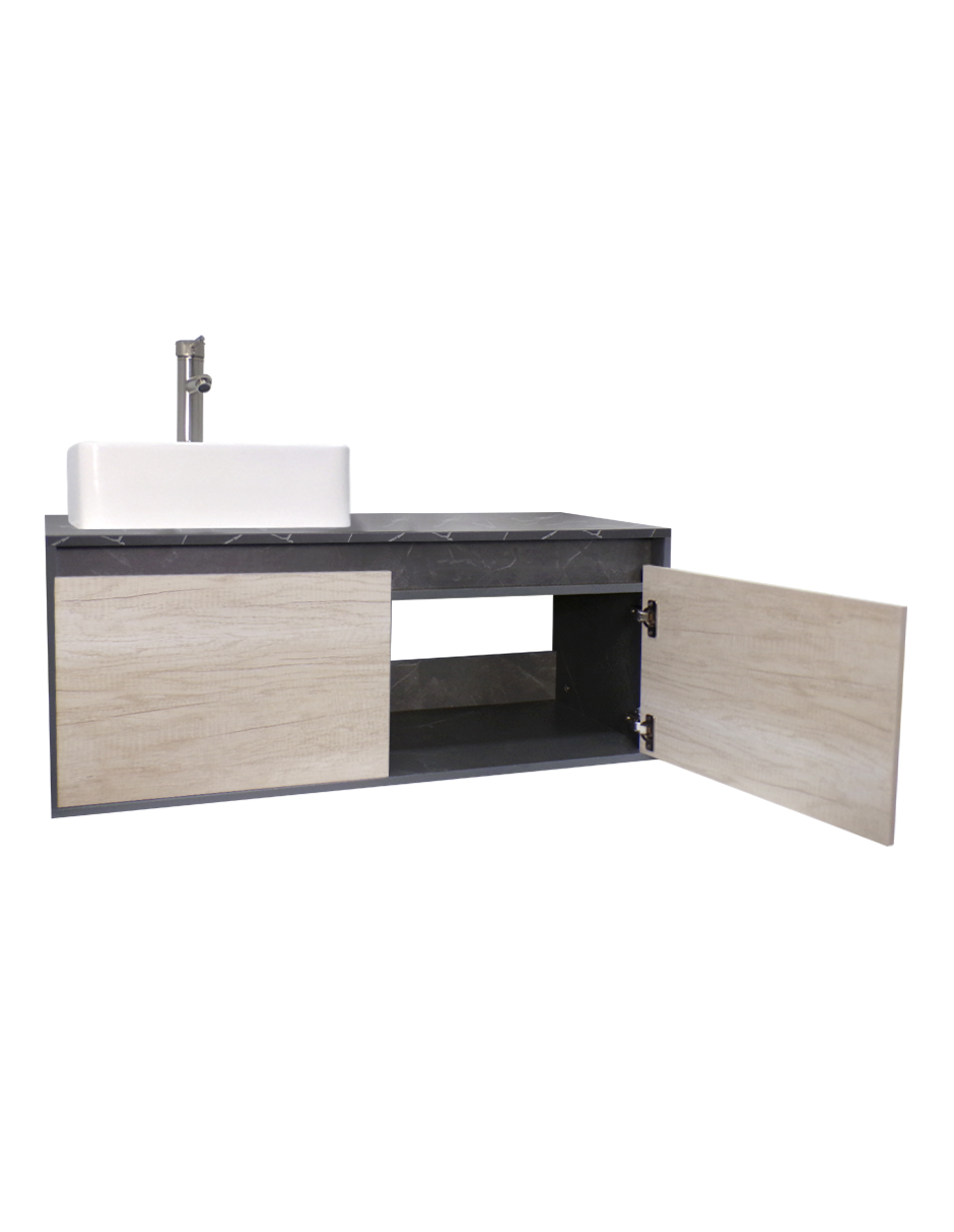 Foto 5 pulgar | Mueble Gabinete para Baño con Lavabo Decomobil Minimalista Krabi