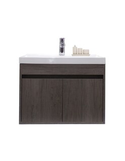 Foto 3 | Gabinete para Baño con Lavabo Y Espejo Decorativo Decomobil Piha