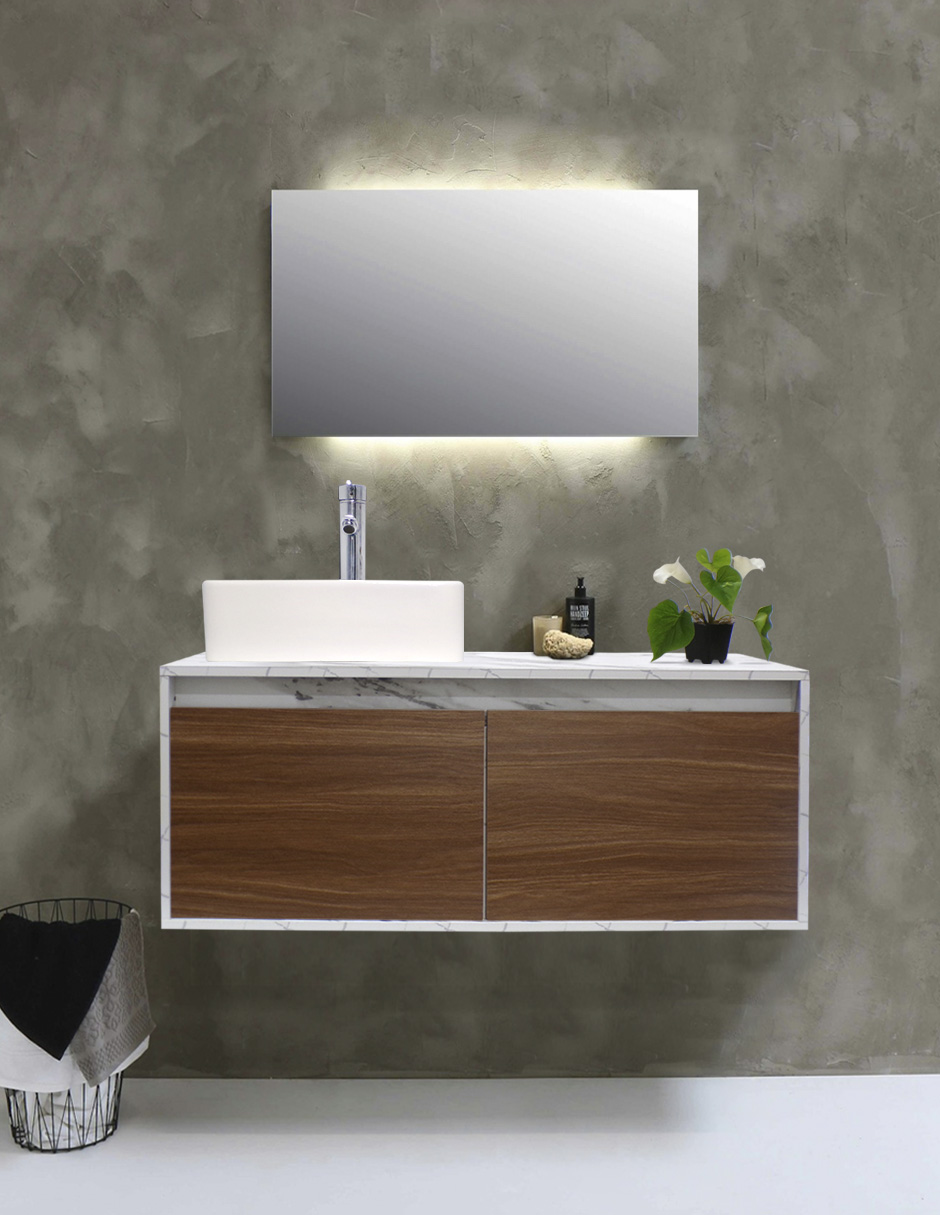 Foto 2 | Mueble Gabinete para Baño Decomobil con Lavabo Minimalista Krabi