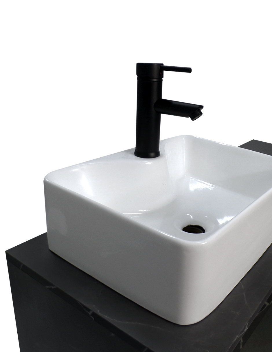 Foto 4 pulgar | Mueble Gabinete para Baño con Lavabo Minimalista Krabi