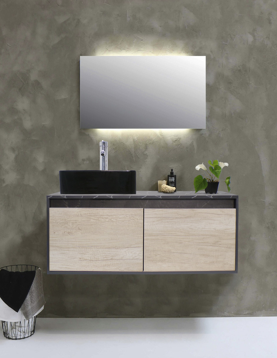 Foto 2 | Mueble Gabinete para Baño Decomobil con Lavabo Minimalista Krabi