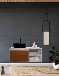 Foto 2 | Gabinete para Baño con Lavamanos y Monomando Odin