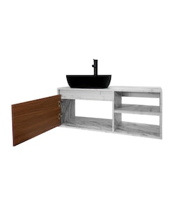 Foto 3 | Gabinete para Baño con Lavamanos y Monomando Odin