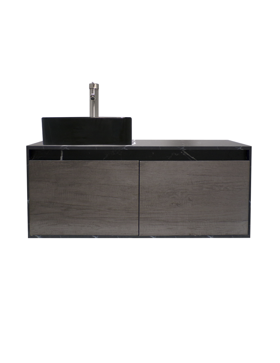 Foto 2 pulgar | Mueble Gabinete para Baño con Lavabo Minimalista Krabi