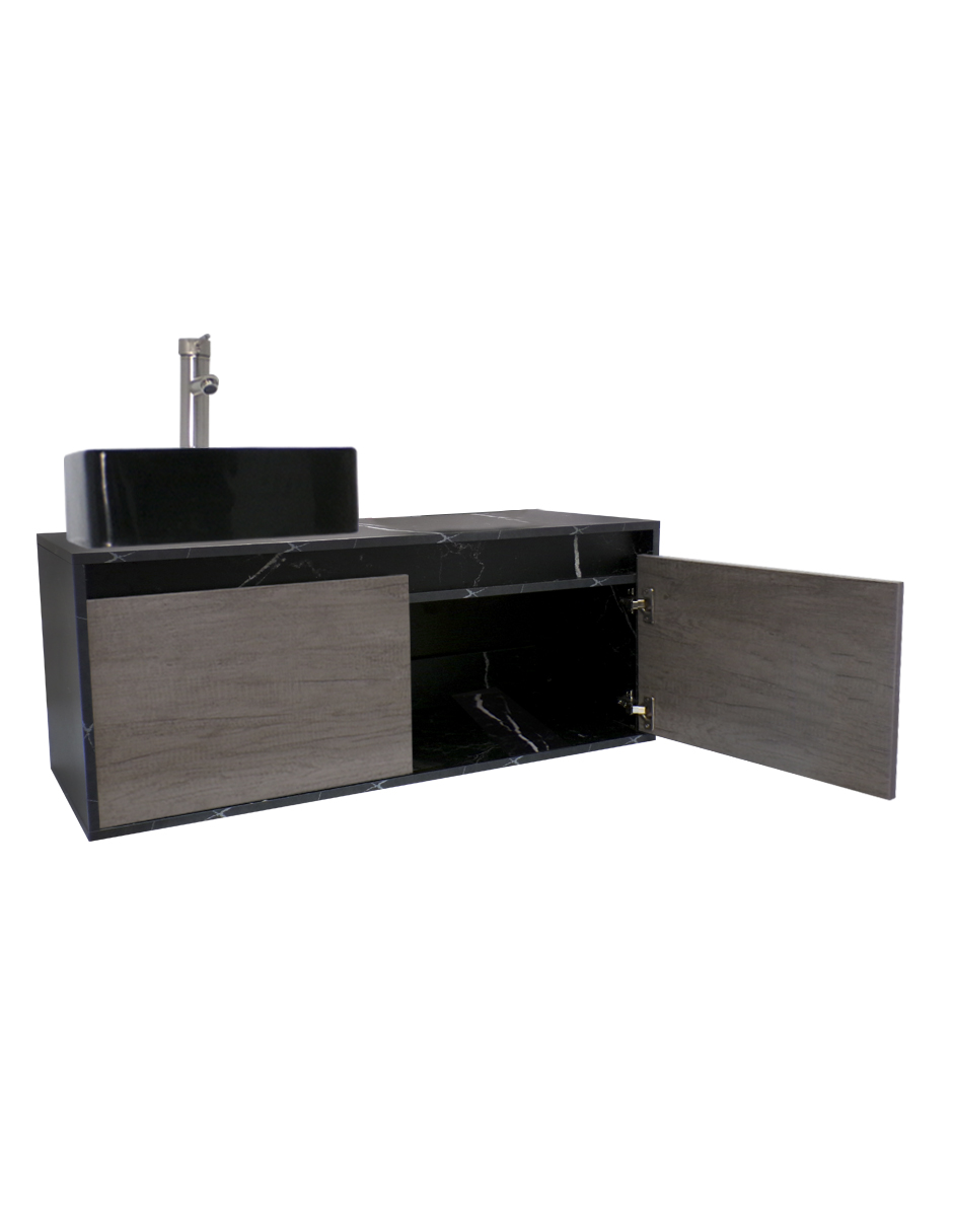 Foto 5 pulgar | Mueble Gabinete para Baño con Lavabo Minimalista Krabi